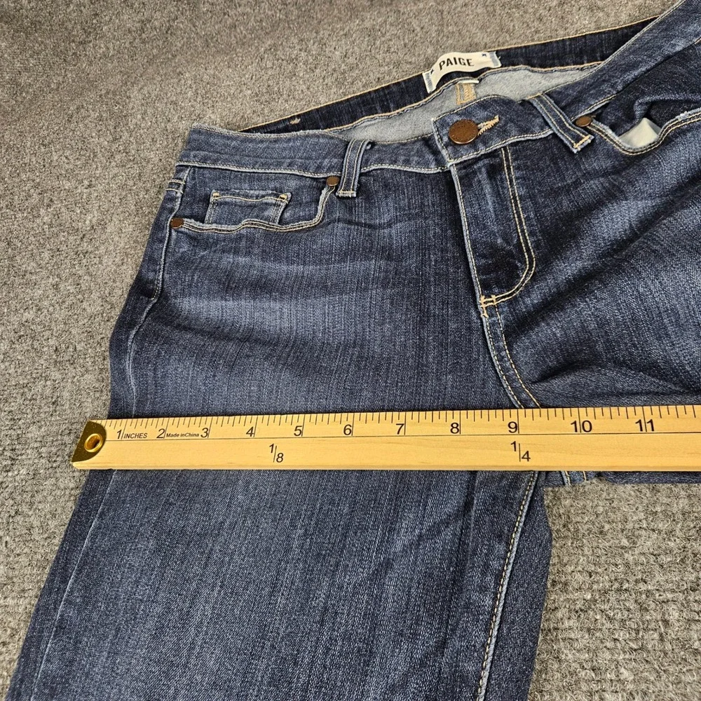 Paige Verdugo Ultra Skinny Distressed Jeans Dark Wash Size 31 Indigo Denim‎